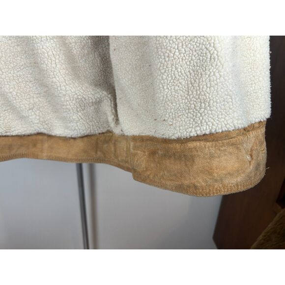 Vintage Compagnie Internationale Express Suede Jacket Bomber Leather L - Picture 6 of 14